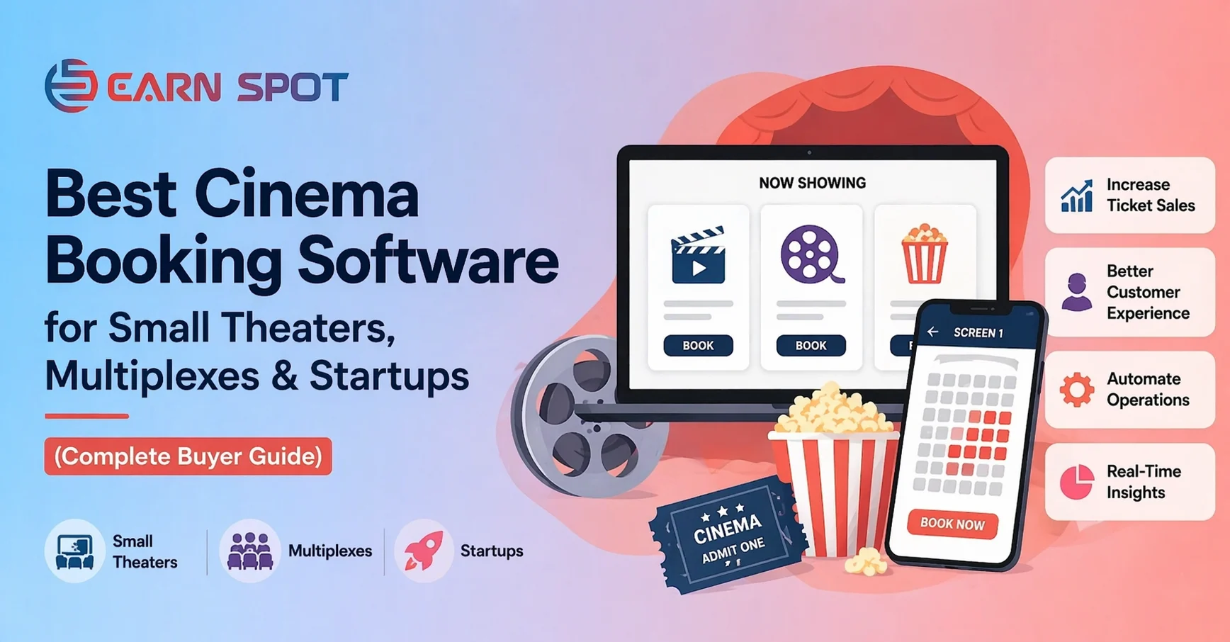 Best Cinema Booking Software for Small Theaters, Multiplexes & Startups (Complete Buyer Guide)